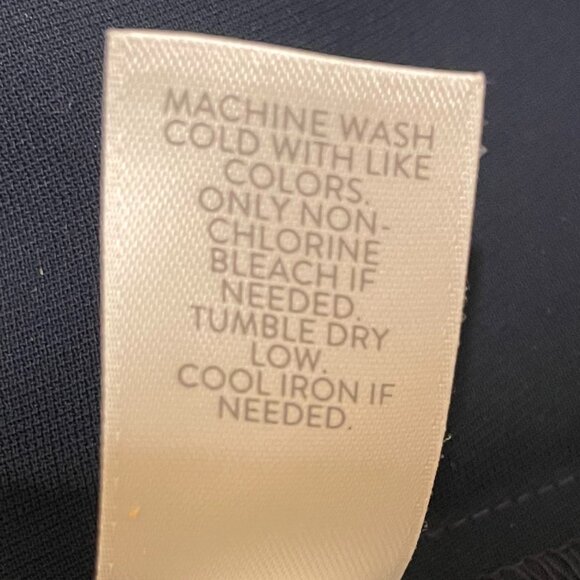 J.Jill Women's Wearever Collection Navy Blue Pullover Blouse Size L - Picture 6 of 7